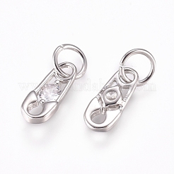 Brass Charms&nbsp;ZIRC-L070-72P