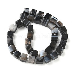 Natural Banded Agate(Dyed & Heated) Beads Strands&nbsp;G-D338-A09-01