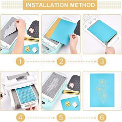 3 Rolls 3 Colors Heat Transfer Vinyl Sheets&nbsp;DIY-FH0003-44