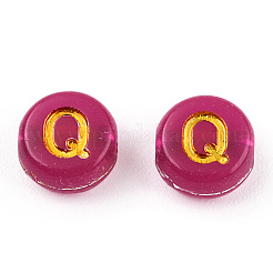 Plating Acrylic Beads&nbsp;OACR-P017-A01