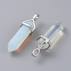 Opalite Double Terminated Pointed Pendants&nbsp;G-XCP0001-38