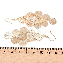 Brass Dangle Earrings&nbsp;EJEW-B157-02E-G