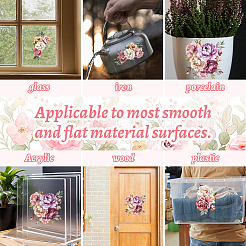 3 Sheets 3 Styles PVC Waterproof Decorative Stickers&nbsp;DIY-WH0404-142