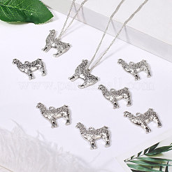 Tibetan Style Zinc Alloy Pendants&nbsp;A-PALLOY-P178-25AS