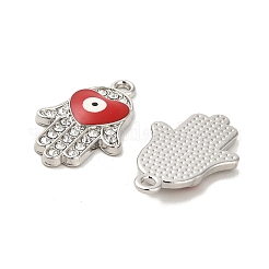 Platinum Plated Alloy Enamel Pendants&nbsp;ENAM-K069-35P