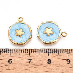304 Stainless Steel Pendants&nbsp;STAS-N108-02B-G