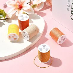 5 Rolls 5 Colors Round Waxed Polyester Cord&nbsp;YC-FS0001-02B