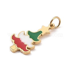 Christmas Theme 304 Stainless Steel Pendants&nbsp;STAS-F305-03