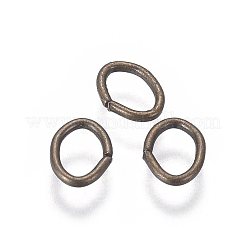 Iron Open Jump Rings&nbsp;IFIN-WH0051-74B-AB