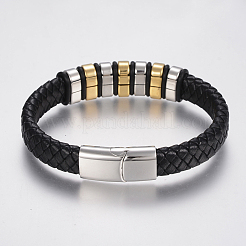 Braided Leather Cord Bracelets&nbsp;BJEW-H560-69