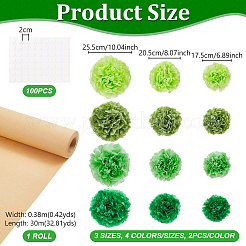 28Pcs Paper Flower Pendant Decorations&nbsp;DIY-GA0009-72