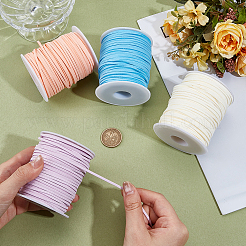 4 Rolls 4 Colors Flat Faux Suede Cord&nbsp;LW-CL0001-04A