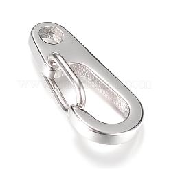 Tarnish Resistant 304 Stainless Steel Keychain Clasp Findings&nbsp;STAS-R065-76
