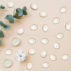 20Pcs 1-Hole Alloy Resin Buttons&nbsp;BUTT-CY0001-21B