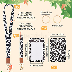 PU Leather Name Card Holders&nbsp;AJEW-SC0001-45B