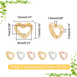 3 Bags 3 Colors CCB Plastic Bead Frames&nbsp;KY-AR0001-18