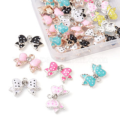 Alloy Enamel Pendants&nbsp;ALRI-TA0001-05-RS