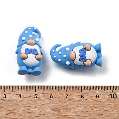Father's Day Silicone Beads&nbsp;SIL-V006-02A