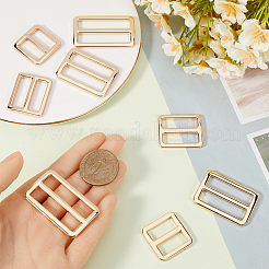 8Pcs 4 Styles Alloy Slider Buckles&nbsp;FIND-GF0007-01LG