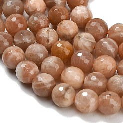 Natural Sunstone Beads Strands&nbsp;G-C280-B18-10mm