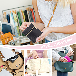 6Pcs 6 Colors Imitation Leather Jewelry Storage Zipper Bags&nbsp;ABAG-NB0002-15A