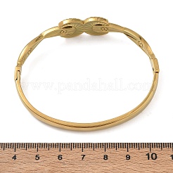304 Stainless Steel Hinged Cuff Bangles&nbsp;SA-CBAB92B-13G