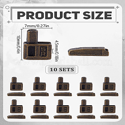 10 Sets Clothing Accessories&nbsp;FIND-LP0001-98AB