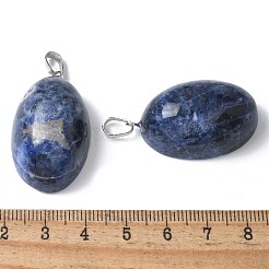 Natural Sodalite Pendants&nbsp;G-A259-03P-02