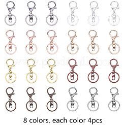 Iron Alloy Lobster Claw Clasp Keychains&nbsp;KEYC-PH0001-05