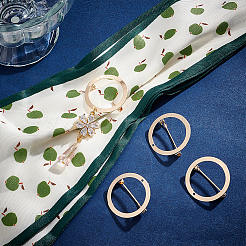 4Pcs Brass Brooch Base Settings&nbsp;KK-UN0001-40