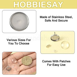 DIY Flat Round Stud Earring Making Kits&nbsp;DIY-FS0009-21