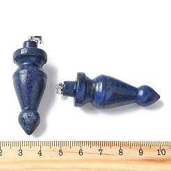 Natural Lapis Lazuli Pendants&nbsp;G-C187-01B