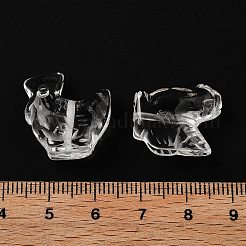 Chinese Zodiac Natural Quartz Crystal Carved Beads&nbsp;G-D300-01A