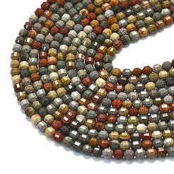 Natural Ocean Jasper Beads Strands&nbsp;G-A260-A05-01