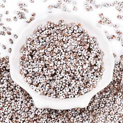 Two Tone Baking Paint Glass Seed Beads&nbsp;SEED-C003-01L