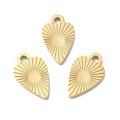 Ion Plating(IP) 316L Surgical Stainless Steel Charms&nbsp;STAS-H213-82G