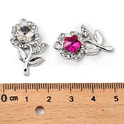 UV Plating Alloy Rhinestone Pendants&nbsp;FIND-A054-02S