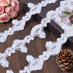 5Yards Polyester Flower Lace Ribbon&nbsp;OCOR-NB0002-82A
