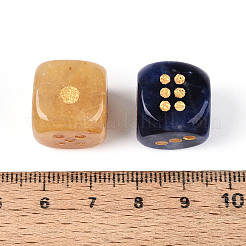 Opalite & Natural Unakite & Green Aventurine & Sodalite & Red Jasper & Quartz Crystal & Indian Agate Dice Sets&nbsp;G-T143-29M