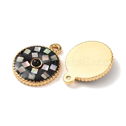 304 Stainless Steel Enamel Pendants&nbsp;STAS-F352-03G-01