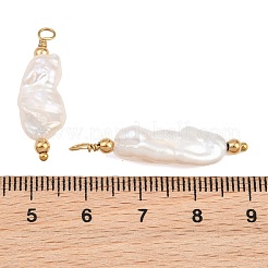 Natural Baroque Keshi Pearl Pendants&nbsp;PA-CBA0A45-05G