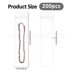50Pcs Transparent Plastic Resealable Bags&nbsp;OPP-WH0001-05