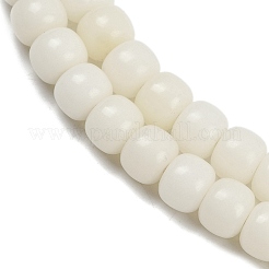 Natural Bodhi Root Beads Strand&nbsp;WOOD-B010-A02-7x9mm