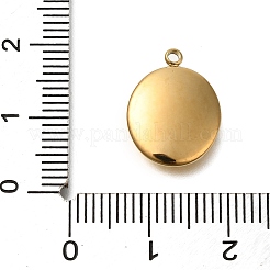 Ion Plating(IP) 304 Stainless Steel with Rhinestone Pendants&nbsp;STAS-Q335-01G-02
