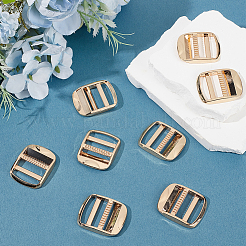 10Pcs Rectangle Alloy Buckles&nbsp;FIND-CY0002-23LG