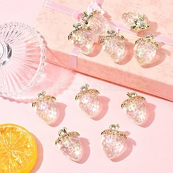 10Pcs Transparent Acrylic Pendants&nbsp;MACR-FS0002-08A