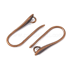 Brass Earring Hooks for Earring Designs&nbsp;KK-M142-02-RS
