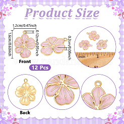 12Pcs 304 Stainless Steel Enamel Pendants&nbsp;STAS-UN0064-89