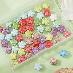 80Pcs Glazed Porcelain Beads&nbsp;PORC-PA0001-20