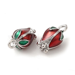 Brass Enamel Charms&nbsp;KK-S368-12P